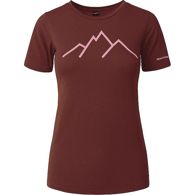 Martini, Damen, Funktionsshirt, Women's Alpmate Shirt (L), Rot, L