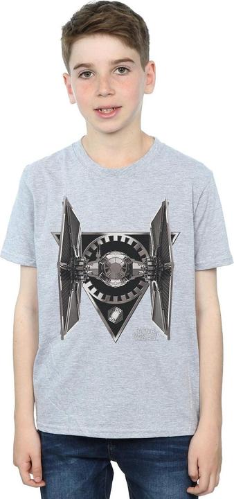 Actual product image Star Wars Boys The Last Jedi TIE Fighter T-Shirt (128)