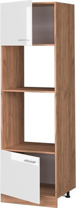 Goldkraft Eiche, Weiss, Weiss Hochglanz