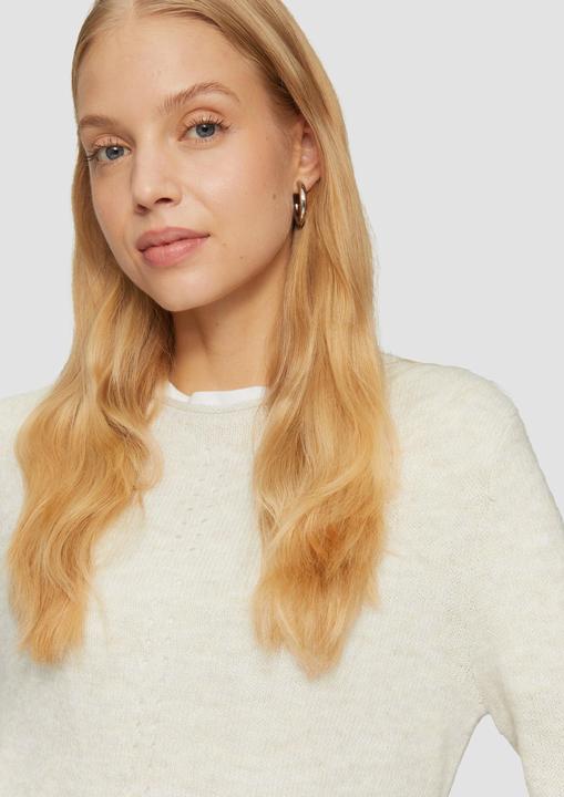 Immagine prodotto S.Oliver Strickpullover Weicher Strickpullover mit Ajour-Detail (XXL)