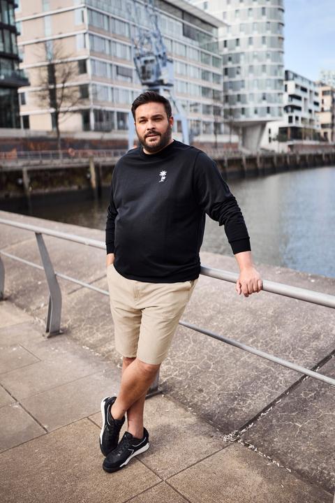 Actual product image Men+ Sweatshirt, Palmen-Stick (6XL)
