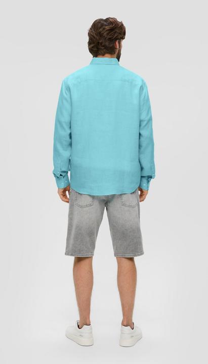 Image du produit S.Oliver Hemd Leinenhemd mit Button-Down-Kragen (3XL)