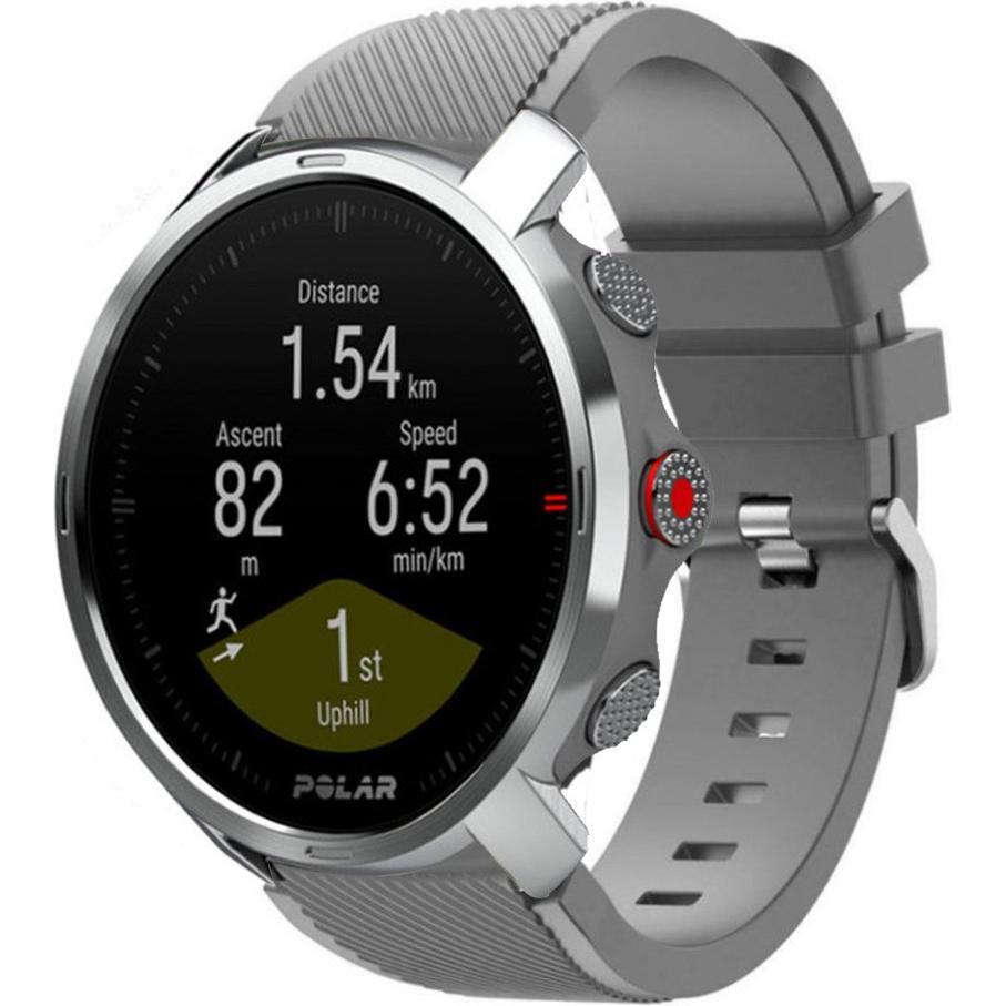 Thumbnail - Strap-it Silikonarmband (Silikon, Grit X), Uhrenarmband, Grau