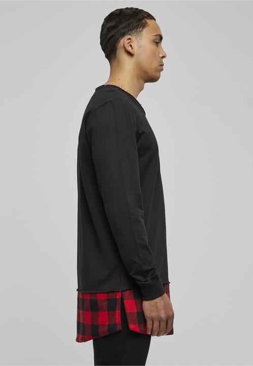 Produktbild Urban Classics Long Flanell Bottom Open Edge Crewneck (L)