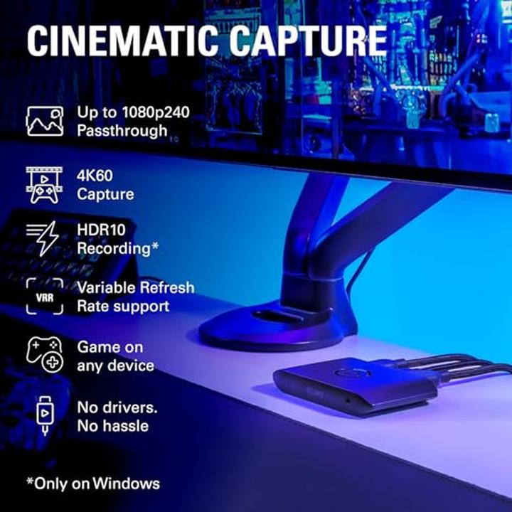 Image du produit Elgato Game Capture 4K S (PC, PS5, Xbox Series S, Xbox Series X, Switch 2, Mac)