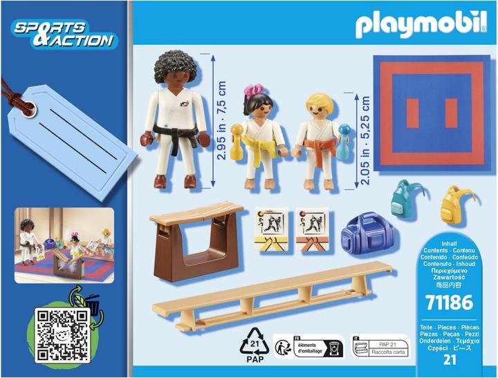 Actual product image Playmobil 71186 Karate Training