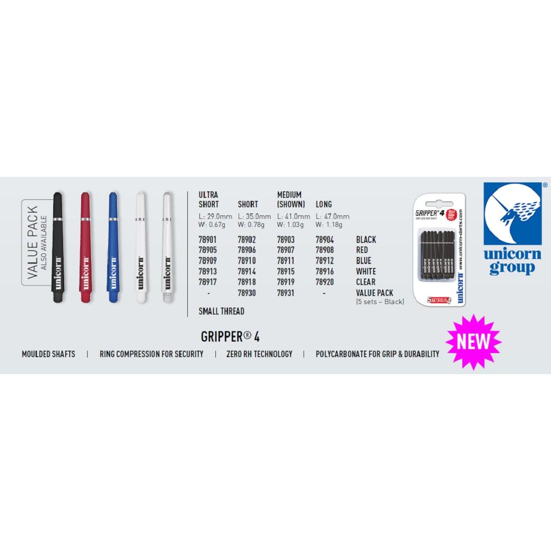 Unicorn Gripper 4 Shaft (XS (30 mm))