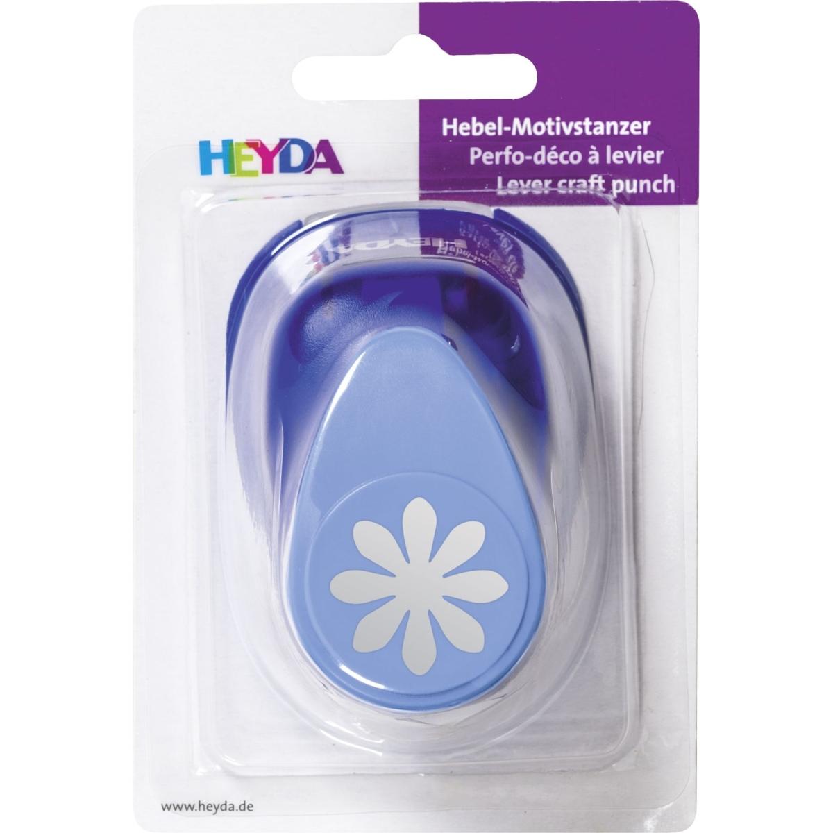 Thumbnail - Heyda, Locher, Motivstanzer "Blume I", groá, Farbe: blau