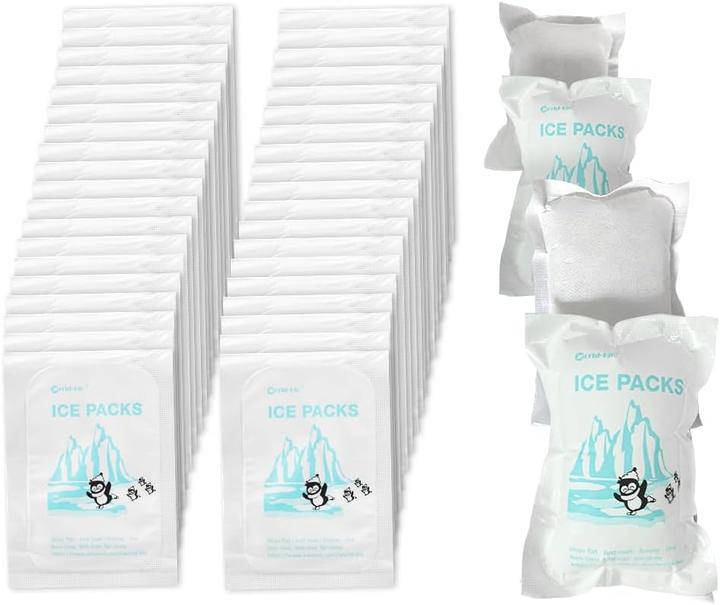 World-Bio 50 Stück Eisbeutel, wiederverwendbar