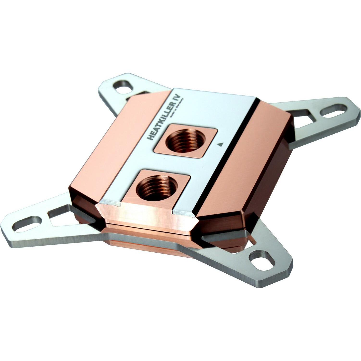 Watercool Heatkiller IV Pro Intel Copper, Raffreddamento ad acqua CPU, Argento