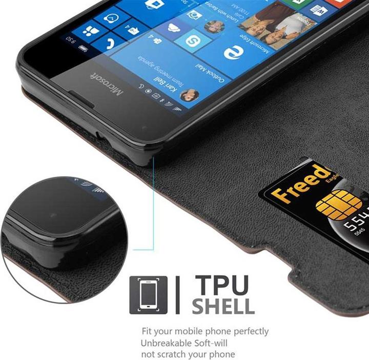 Productafbeelding Cadorabo Boek Onzichtbare Magneethoes (Microsoft Lumia 550)