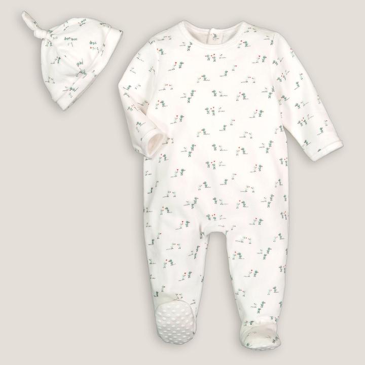 Actual product image La Redoute Collections Romper suit and cap set (86, 92)