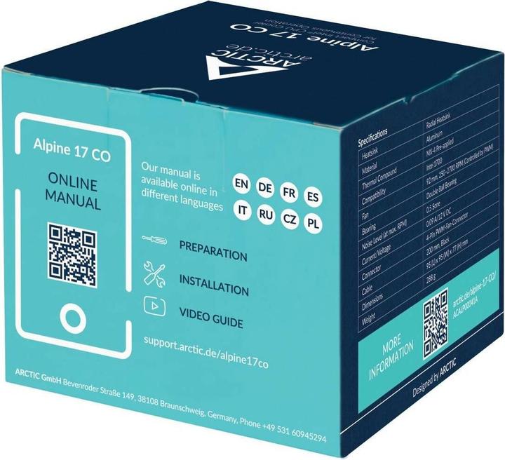 Image du produit Arctic Alpine 17 CO (79 mm)