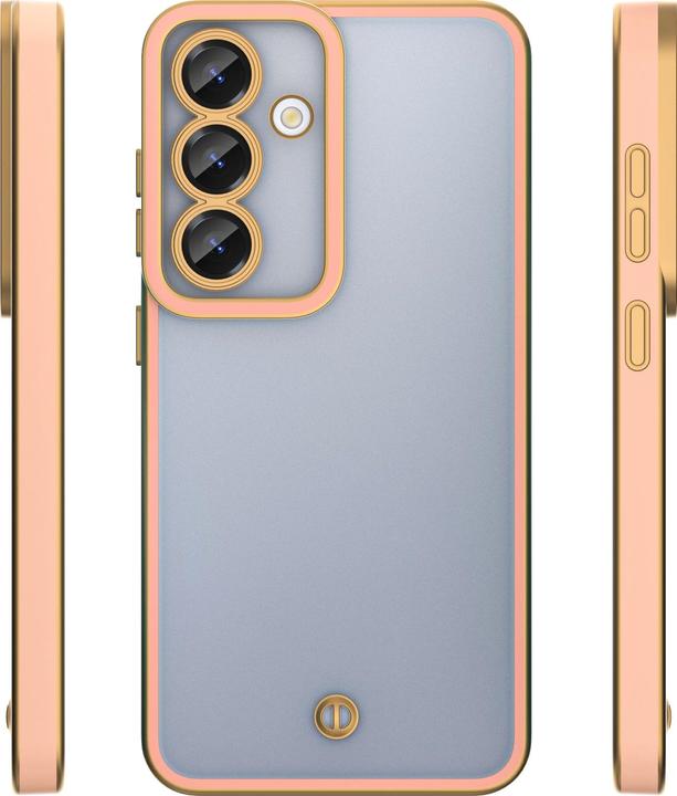 Actual product image OEM Silky Gold case for Samsung Galaxy S25 Ultra pink (Samsung Galaxy S25 Ultra)