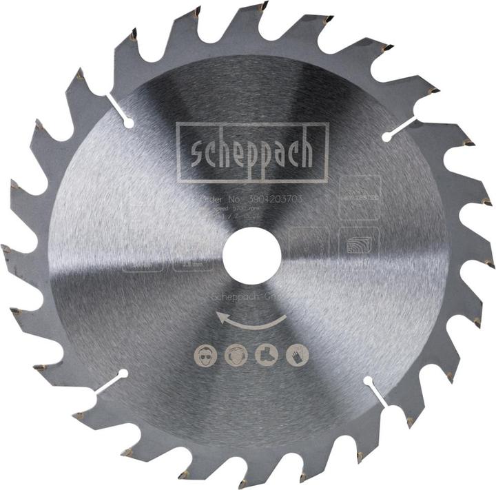 Actual product image Scheppach HW circular saw blade Ø 254 x 30 x 2.8 mm / 24 Z