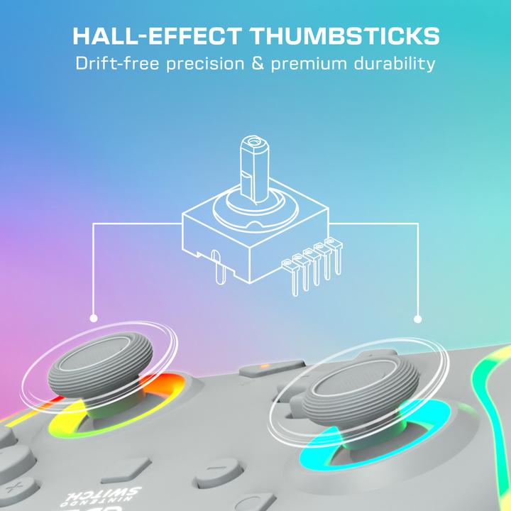 Actual product image Turtle Beach Pro Controller Afterglow Wave Wired Grey (Switch, Switch 2, Switch OLED)