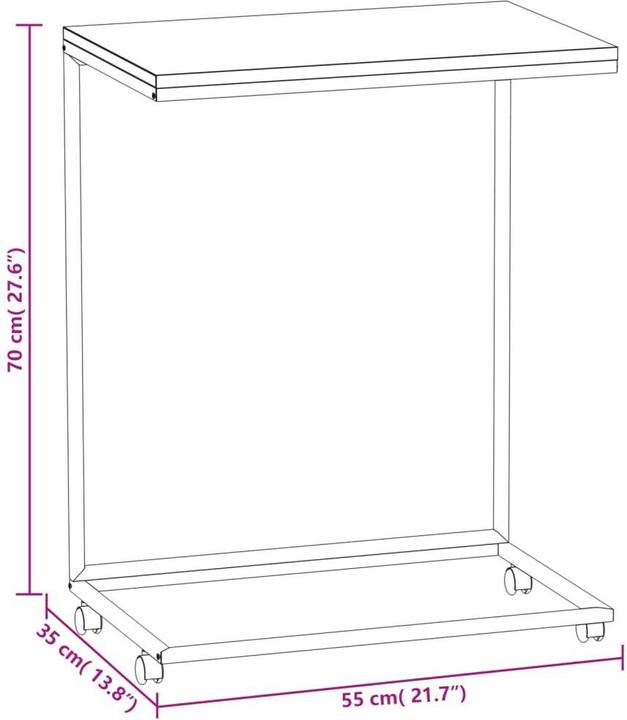 Image du produit vidaXL Beistelltisch