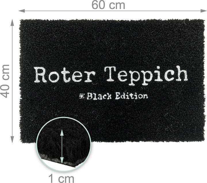 Actual product image Relaxdays doormat (60 x 40 x 1 cm)