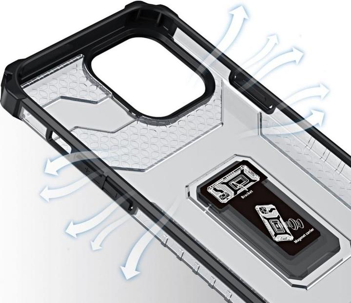 Immagine prodotto Hurtel Crystal Ring Case Kickstand Cover resistente e robusta per iPhone 13 Pro verde (Apple iPhone 13 Pro)