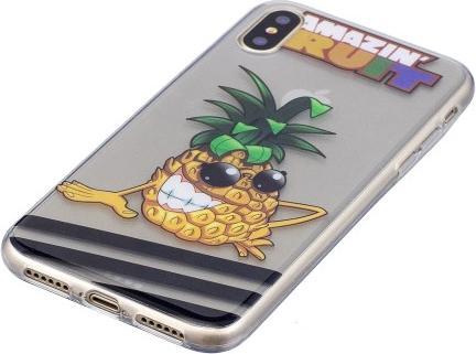 Produktbild Ueli Express iPhone XS / X Slim Gummi Schutzhülle Ananas (Apple iPhone XS, Apple iPhone X)