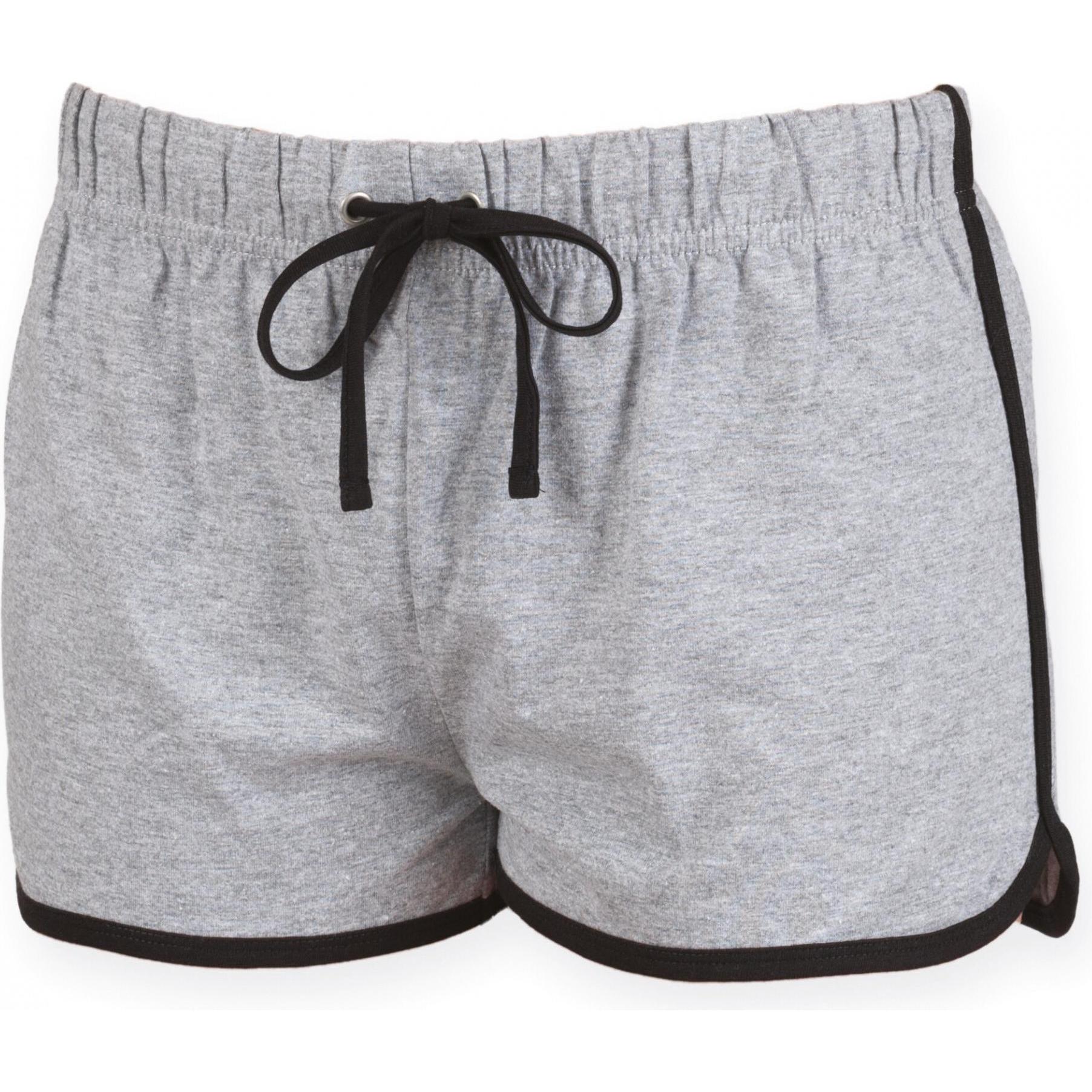 Skinni Fit, Damen, Shorts, Shorts für Damen, Grau, (M)