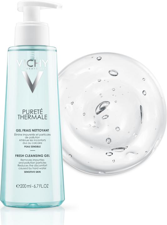Produktbild Vichy Pureté Thermale Erfrischendes Reinigungsgel (Reinigungstücher Gesicht, 200 ml)