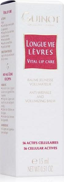 Actual product image Guinot Longue Vie Levres Vital Lip Care Lip Balm 15ml (Lip Care Stick, 15 ml)