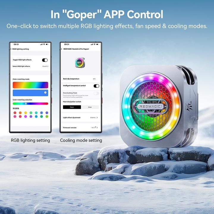 Actual product image Redmagic Cooler 6 Pro Kühlpad