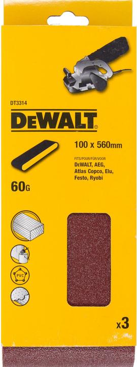 Image du produit DeWalt Bande abrasive (P60)