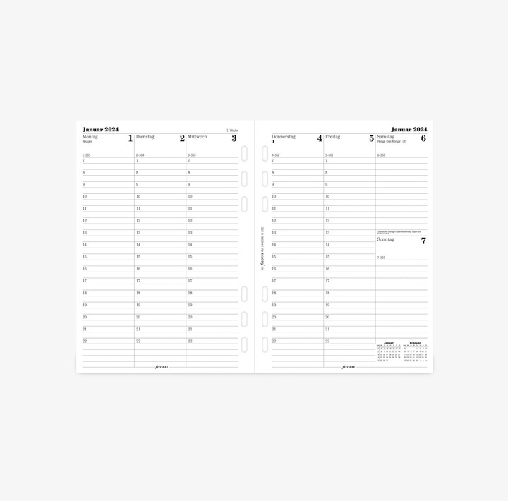Image du produit Filofax Contenu (A5, Non contraignant, Allemand)