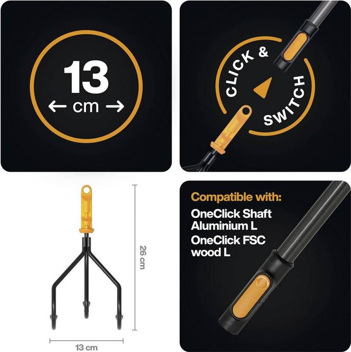 Actual product image Fiskars Grubber OneClick