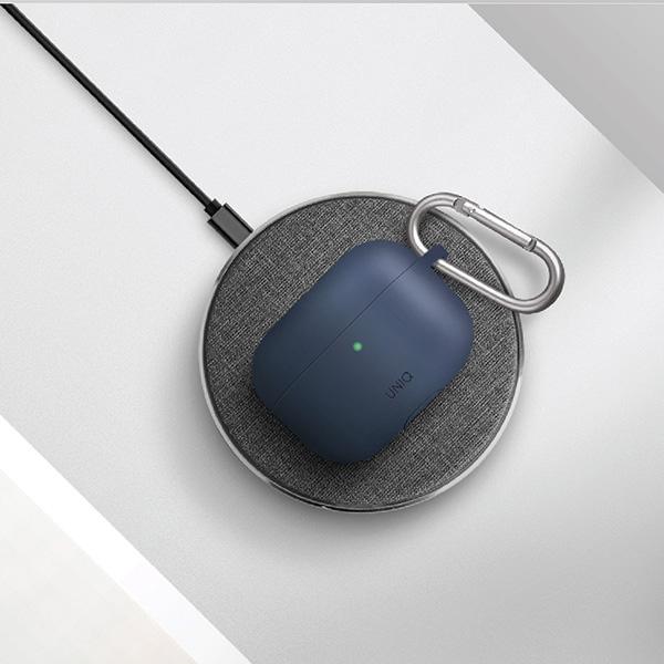 Productafbeelding Uniq etui Vencer AirPods Pro Silicone szary/charcoal donkergrijs (Hoofdtelefoon hoes)