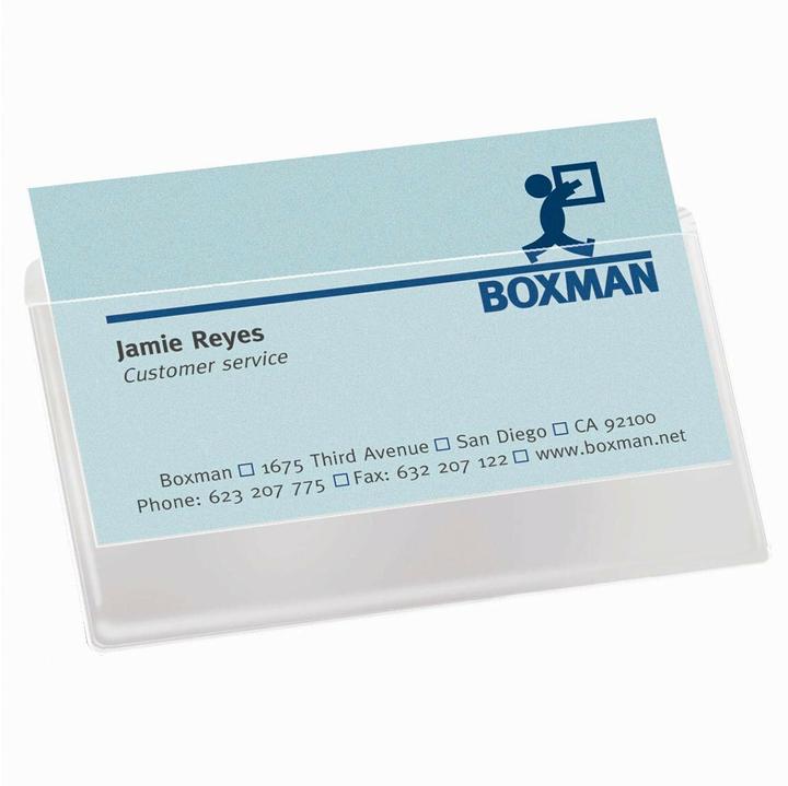 Actual product image BUSINESS-CARD-POCKETS - without closure (105 x 60 mm)