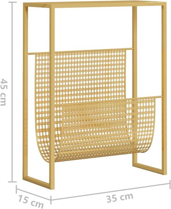 Actual product image vidaXL Zeitschriftenständer (35 x 15 x 45 cm)