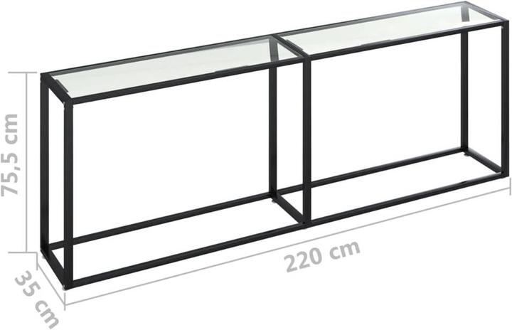 Produktbild VidaXL Konsolentisch (220 x 35 x 75.5 cm)