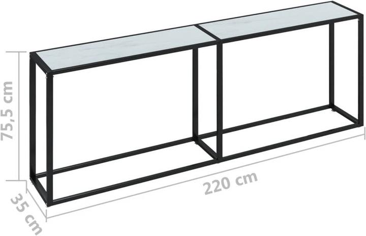 Produktbild VidaXL Konsolentisch (220 x 35 x 75.5 cm)