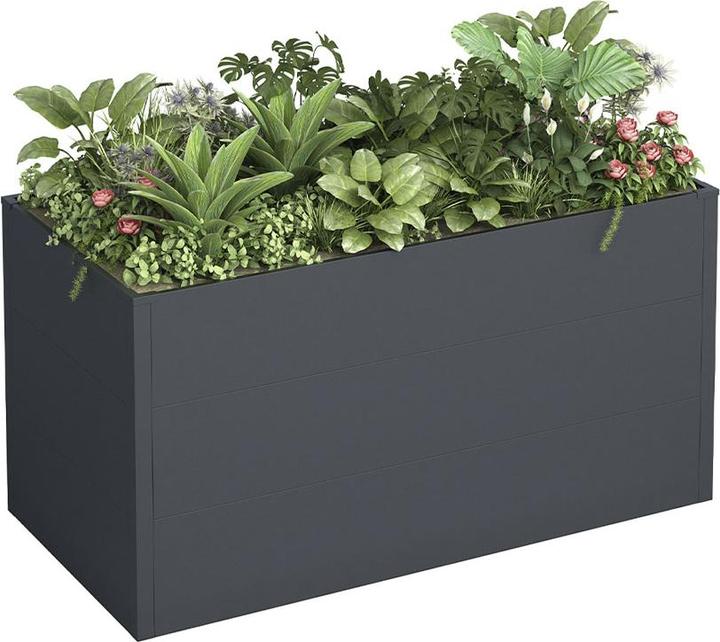 Produktbild Holmberg Hochbeet 150x75x77cm anthrazit
