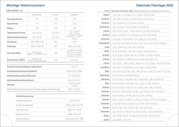 Actual product image Tages-Cheftimer A5, schwarz 2026 (A5)
