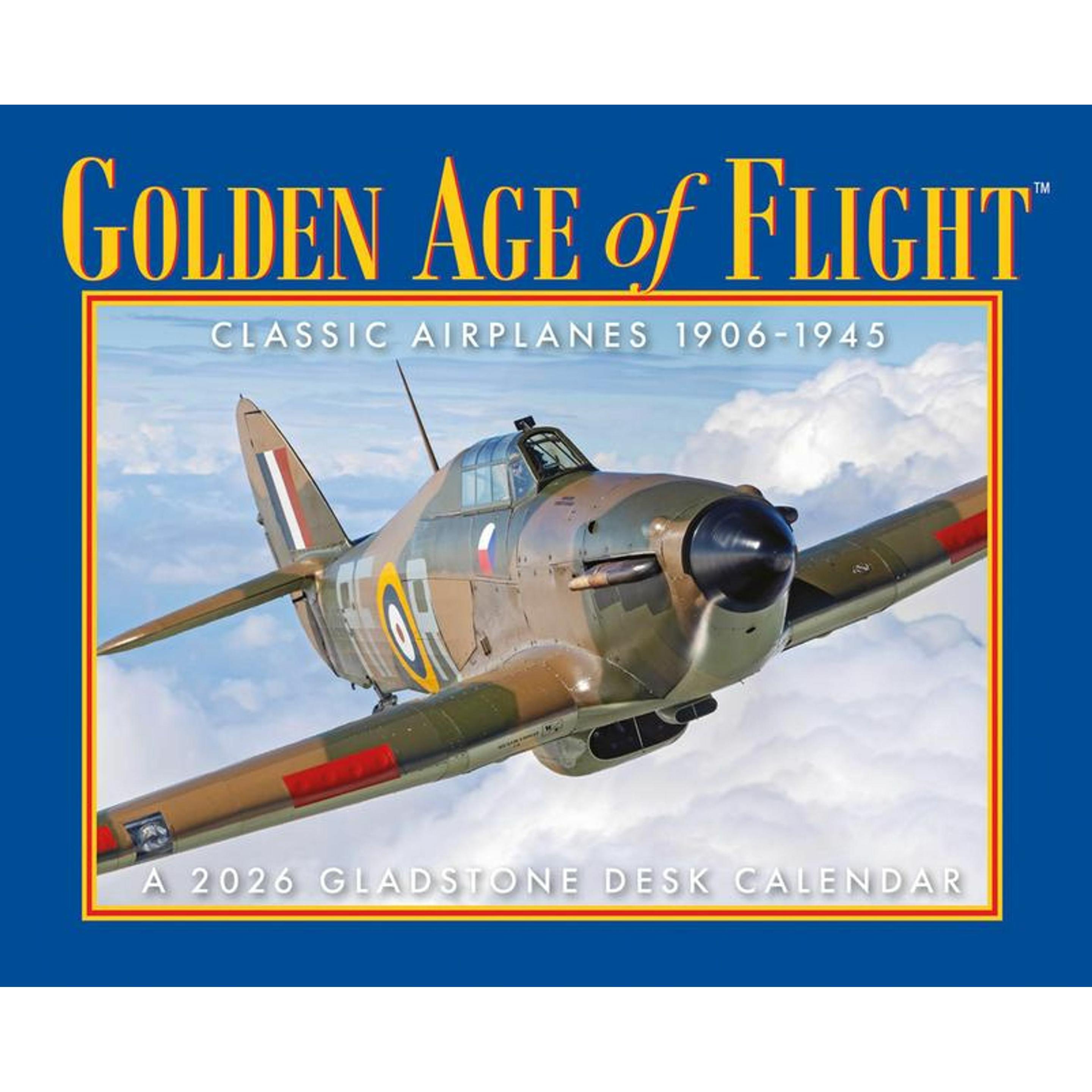 Carousel Calendars/Vista Print Golden Age Of Flight Box Calendar 2026