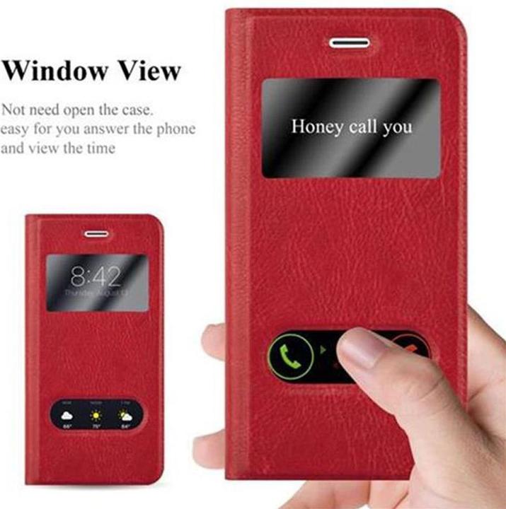 Produktbild Cadorabo Book mit View Doppelfenster Cover (Apple iPhone 7s Plus, Apple iPhone 8 Plus, Apple iPhone 7 Plus)