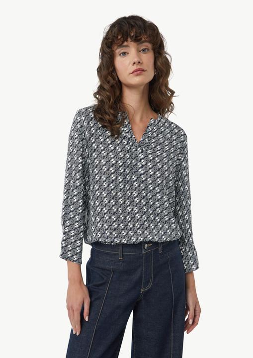Produktbild Comma Bluse Crêpe-Bluse mit Icon-Muster (34)