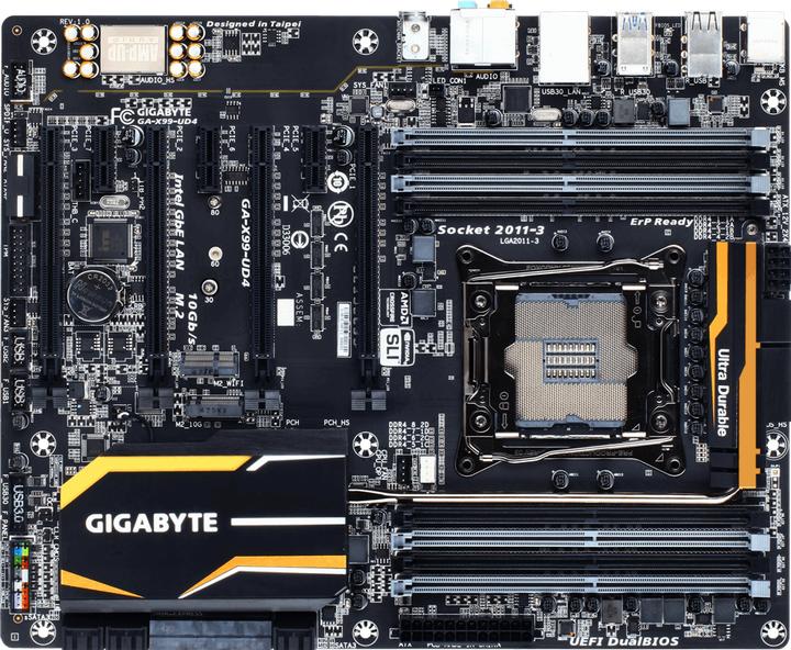 Actual product image Gigabyte Ga-X99-Ud4 (LGA 2011-v3, Intel X99 Express, ATX)