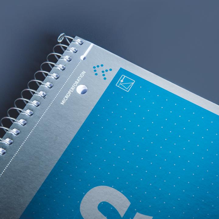 Actual product image Brunnen RING BINDER A5 4-L.DOTTED 80B SPIRAL (A5, Dotted)