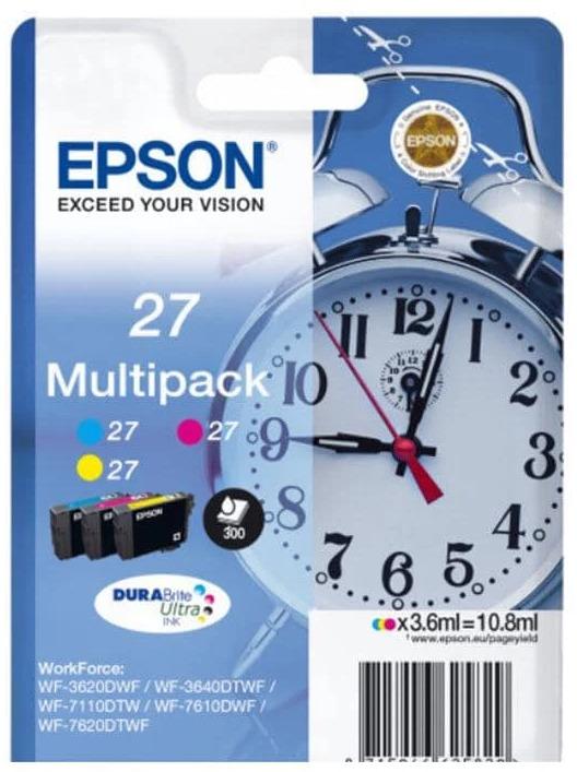 Actual product image Epson 27 Multipack DuraBrite Ultra (M, C, Y)