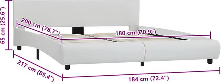 Image du produit vidaXL Bettgestell (180 x 200 cm)