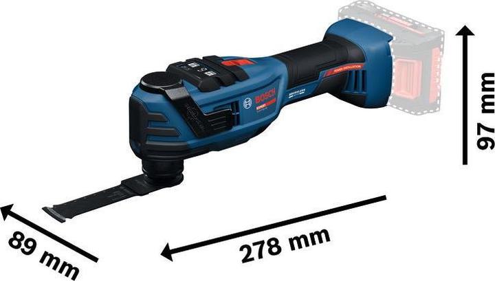 Actual product image Bosch Professional EXOP18V-40 (Multifunctional tool)