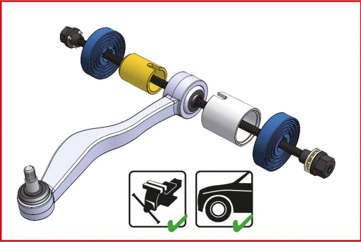 Image du produit KS Tools Druck- und Zughülsen Satz, 37-tlg