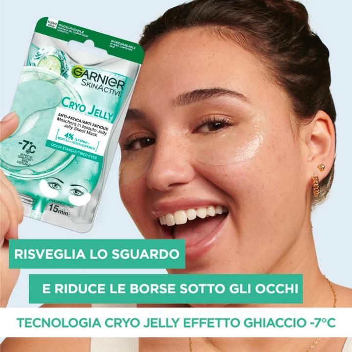 Produktbild Garnier Hyaluronic Cryo Jelly Eye Fatigue Tissue Mask 5g (5 g)