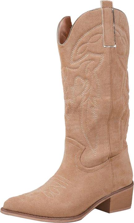 Produktbild Where's That From Cowboystiefel Desert bestickt Wildlederimitat (36)