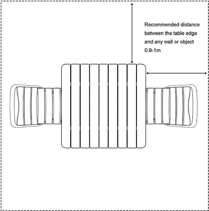 Image du produit Ezeis 1 set (1 table + 4 chaises) (67 x 75 x 67 cm)
